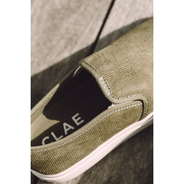 CLAE PORTER Shoes Mens USA541-S27 In Olive Corduroy